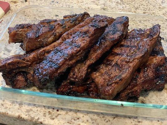 Korean marinated ribs