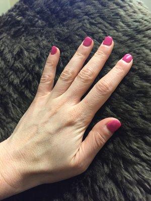 Lovely gel manicure