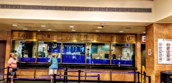 Inside the longiland railroad station jamaica