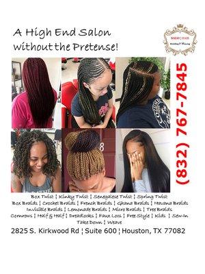 A High End Salon Without the Pretense - Salo Hair Braiding