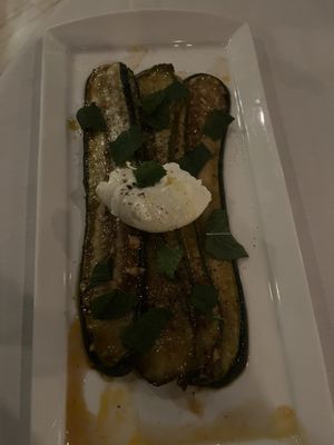 Grilled zucchini