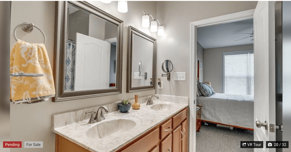 master bath walls and vanity cabinets