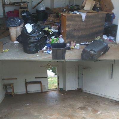 Tenant debris removal & garage cleanouts are our specialty