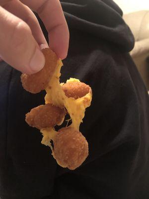 Cheese curds from dairy queen. Disgusting.