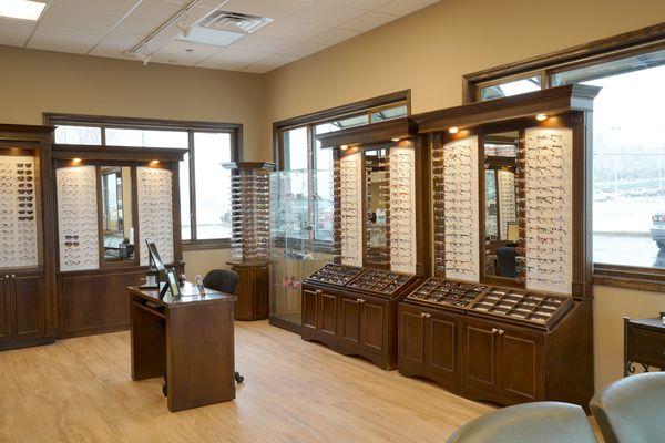 Lobby at EyeCare Optical - Maryville.