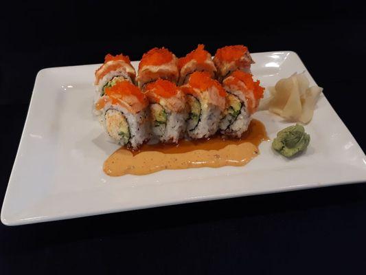 Orange diamond roll