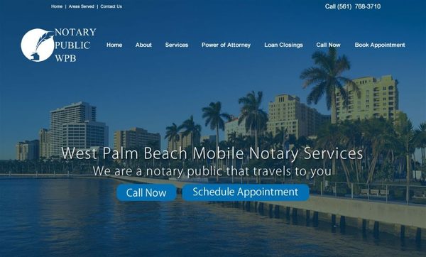 Visit our website @ NotaryPublicWPB.com