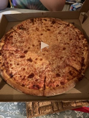 Large cheese pizza