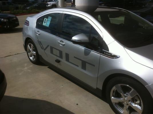 We have a Volt for customers to drive.