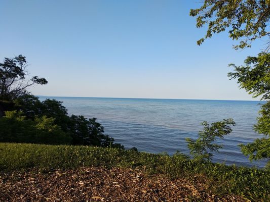 Beautiful views of Lake Michigan.