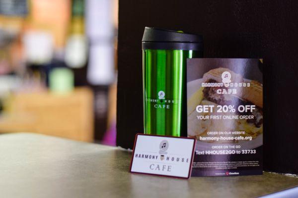 Gift Cards, Travel Mugs, & Online Ordering