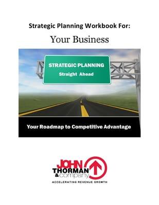 Strategic Planning For Business Owners