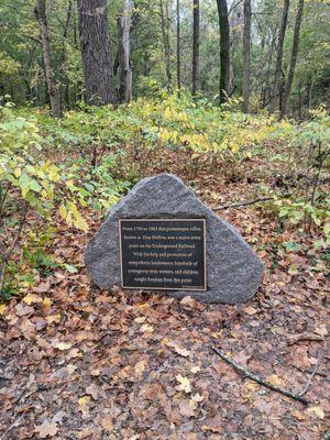 Underground Railroad monument