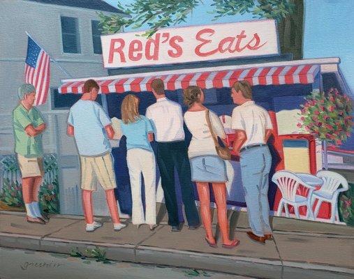 'Red's Eats'
16x20, oil on canvas