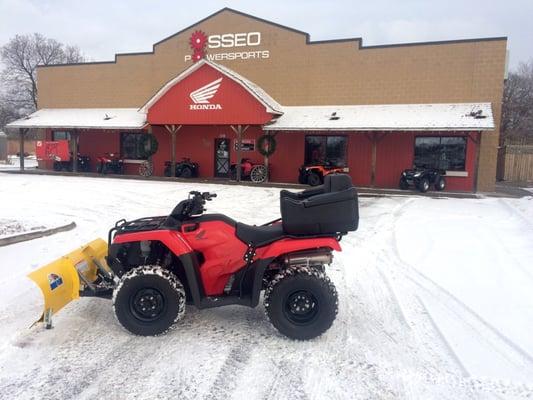 2014 RANCHER TRX420FA2 READY TO PLOW