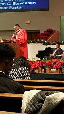 Pastor Stevenson and his wife are people friendly. Preaching is directly from God's word-The Bible. Join us for Christmas service @10 am.