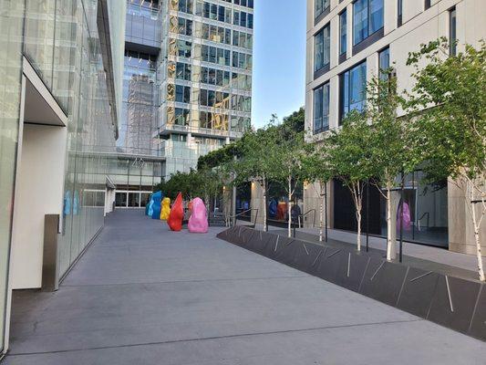 View of alleyway from South Van Ness