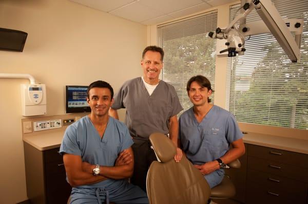 Doctors From Left to Right Dr. Jiten Patel, Dr. Charles Backman, Dr. Allen Colic