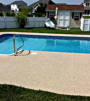 Pool Deck in Saddle Tan