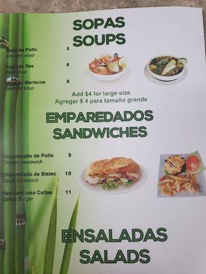 Soups and Sandwiches