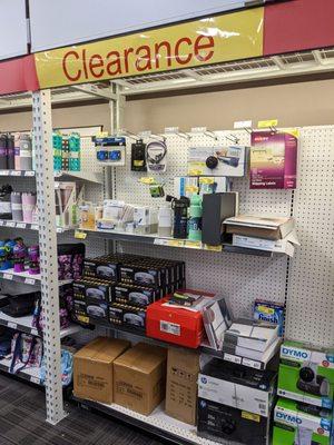 Clearance section