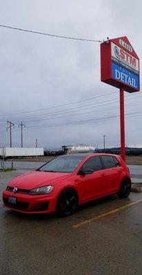 2015 GTI recently lowered, needed alignment.