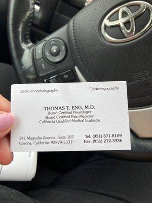 Thomas T Eng, MD