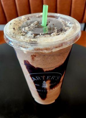 Cookies & Cream with coffee powder