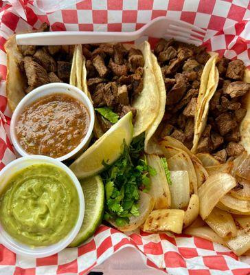 Carne asada tacos