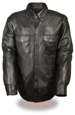 Men's Leather Shirts