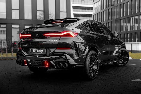 Our custom-tailored body kit for BMW X6M LCI is here to elevate your SUV to new heights of sportive character in appearance.