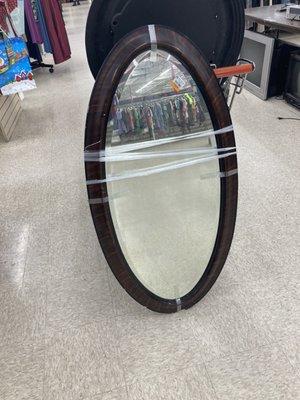 Oval mirror