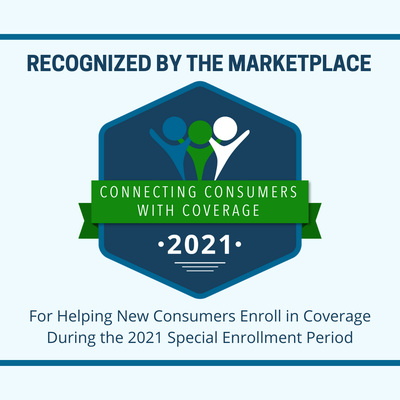 2021 Connecting Consumers with Coverage award.