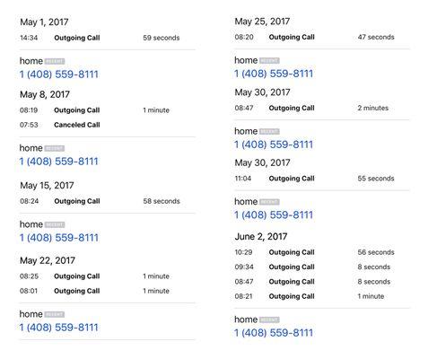 This is how many calls and voice messages it took to get a leak in my solar panels serviced. Not a single call back.  Impossible.