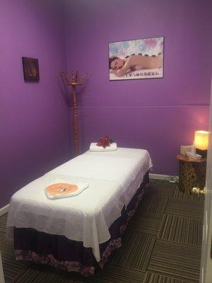 Relax Massage Therapy Room.