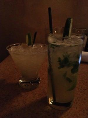 Margarita and mojito