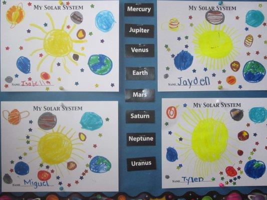 Learning about the Solar System!