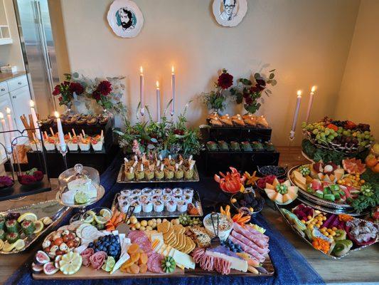 Appetizers table