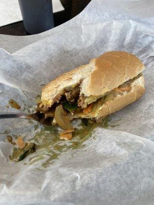 Lemongrass Beef Sandwich - $8.50 share size too.