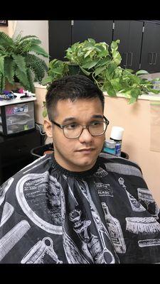 Mens Haircut! 7.99 special all month long! 6th Haircut is free!