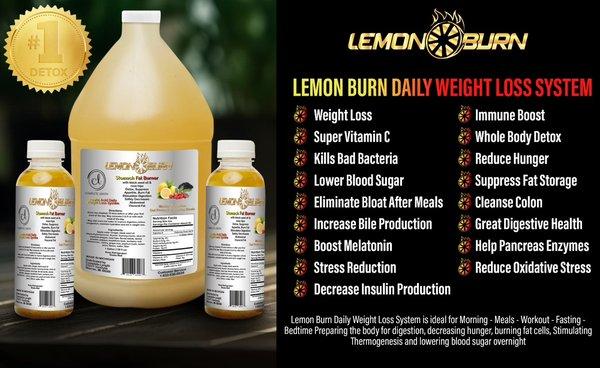 Lemon Burn Daily Detox & Stomach Fat Burner