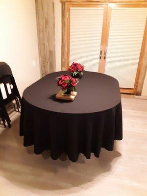 Custom Cut Tablecloth