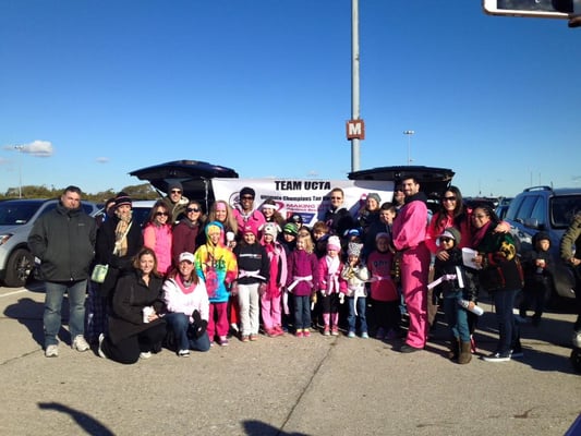 Over $4000 Dollars raised for the makingstrideswalk.com breast cancer walk