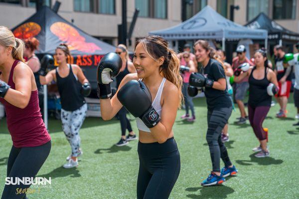 #SUNBURNfitness with The Boxing Club