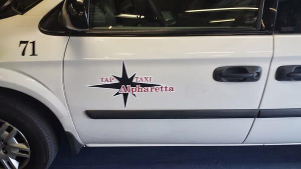 Tap Taxi Alpharetta Logo