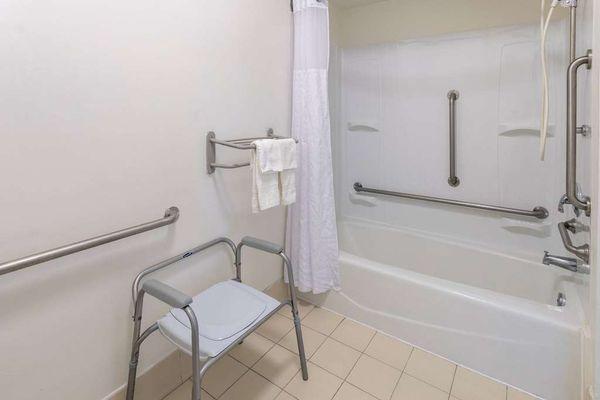 Guest room bath (accessible)