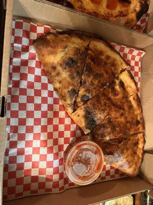 Calzone was delicious