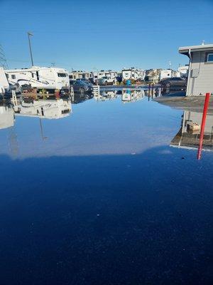 Flooded because unmaintained drains