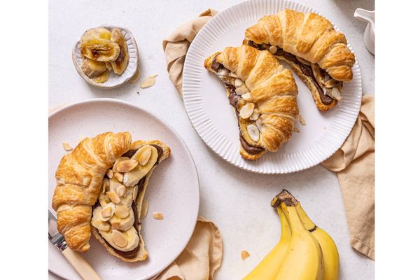 Croissant with Nutella