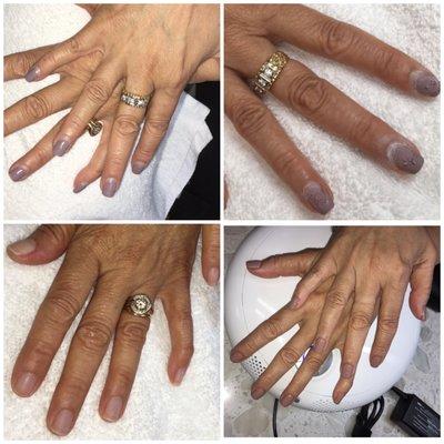 4 weeks gel manicure